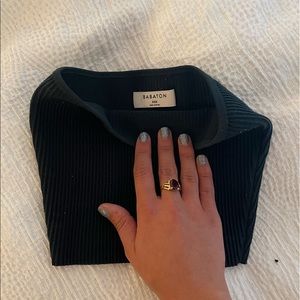 Babaton forest green tube top